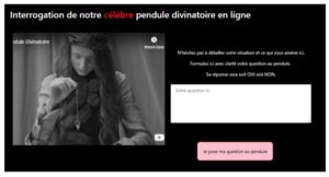 Pendule divinatoire gratuit